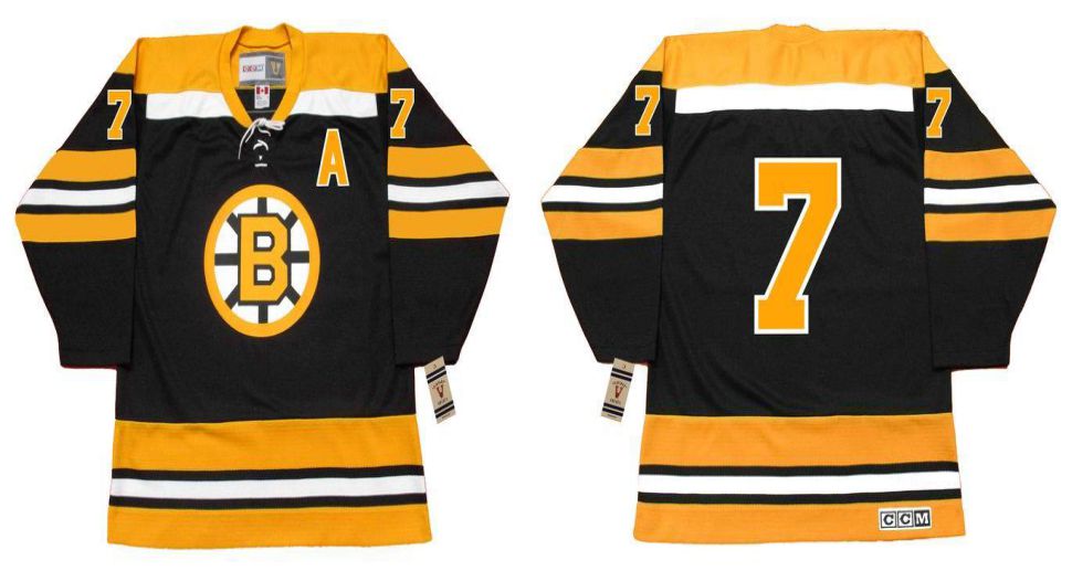 2019 Men Boston Bruins 7 Esposito Black CCM NHL jerseys1